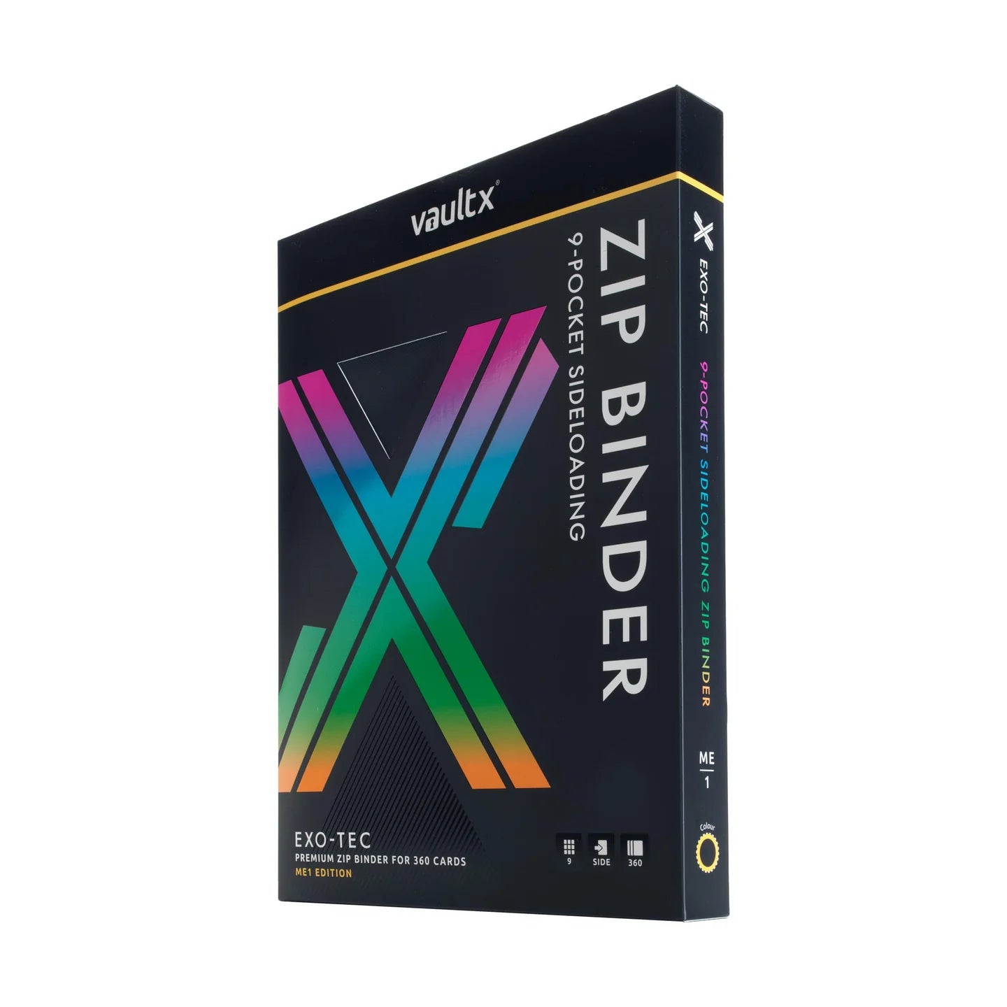 Vault X 9-Pocket Exo-Tec® Zip Binder ME1