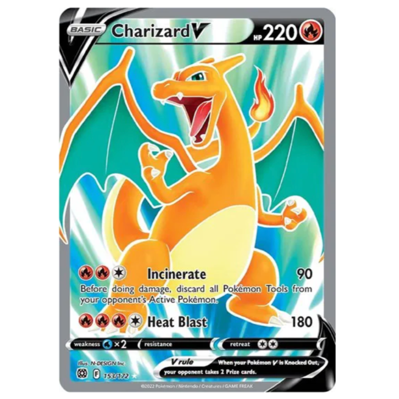 Charizard V Brilliant Stars 153/172