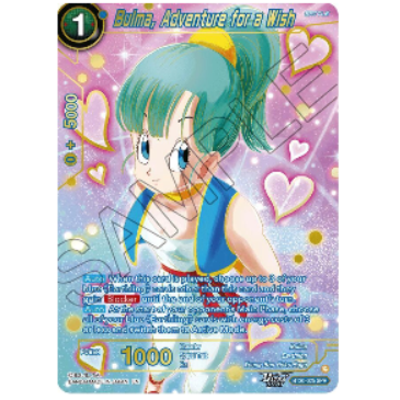 Dragon Ball CG Bulma, Adventure for a Wish Three Glorious Fighters BT30-025