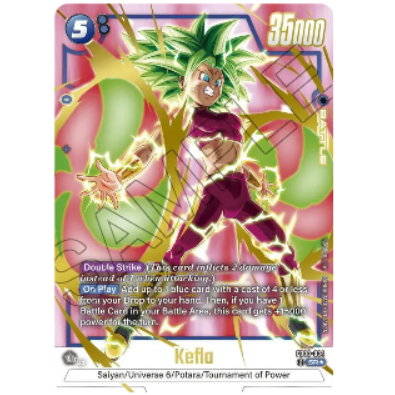 Dragon Ball CG Kefla* Alternate Art * Saiyan's Pride FB08-034