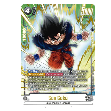 Dragon Ball CG Son Goku *Alternate Art* Saiyan's Pride FB08-100