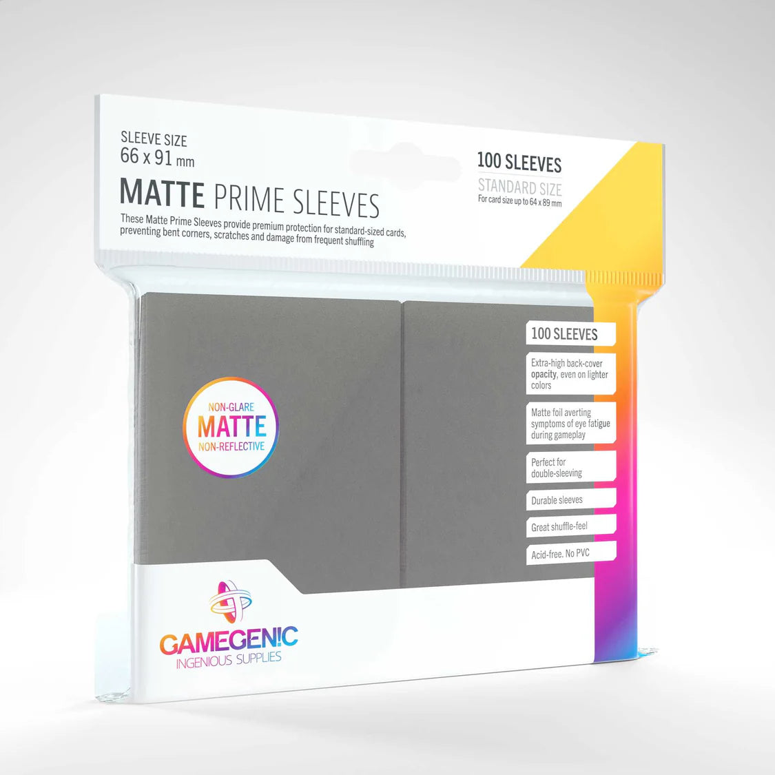 Gamegenic Matt Prime Sleeves 100x