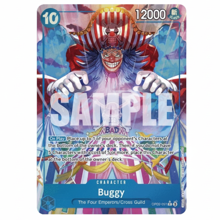 One Piece CG Buggy *Alternate Art* Emperors in the New World OP09-051
