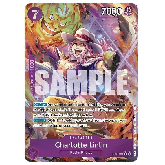 One Piece CG Charlotte Linlin Heroines *Alternate Art* EB03-034