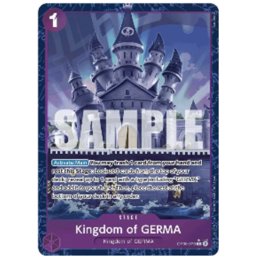 One Piece CG Kingdom of GERMA *Alternate Art* Premium Booster OP06-079