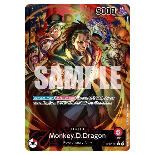 One Piece CG Monkey.D.Dragon 500 Years in the Future OP07-001
