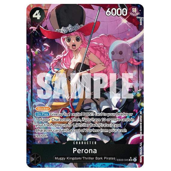 One Piece CG Perona *Alternate Art* Heroines EB03-045
