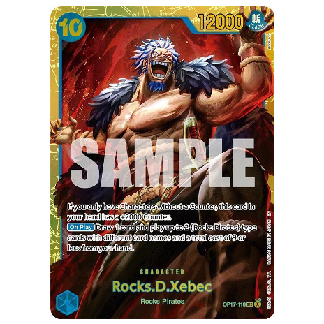 One Piece CG Rocks.D.Xebec The Worlds Strongest Warriors OP17-118