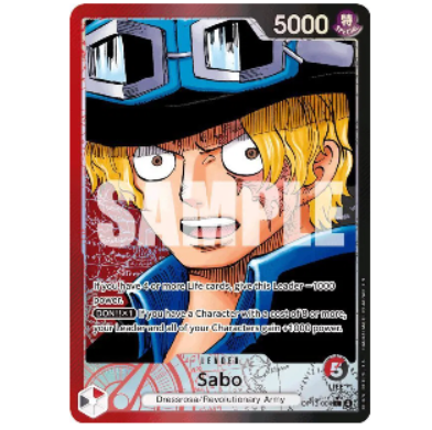 One Piece CG Sabo *Alternate Art* Carrying on His Will OP13-004