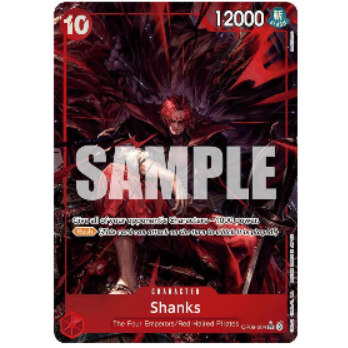 One Piece CG Shanks *Secret Rare* Emperors in the New World OP09-004