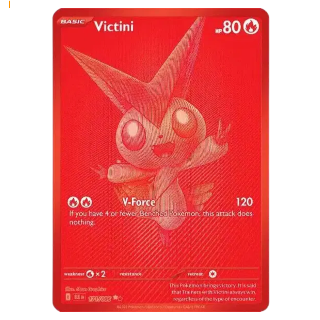 Pokémon TCG Victini Black Bolt 171/086