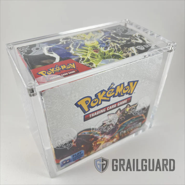 Grailguard Pokemon TCG Booster Box Premium Acrylic Display Protector Case
