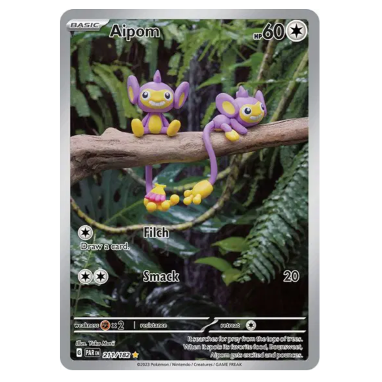 Pokemom TCG Aipom Paradox Rift 211/182