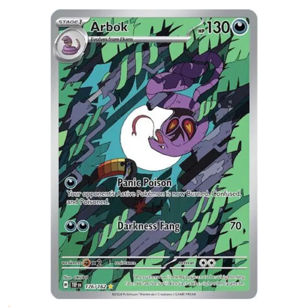Pokemon TCG Arbok Temporal Forces 176/162