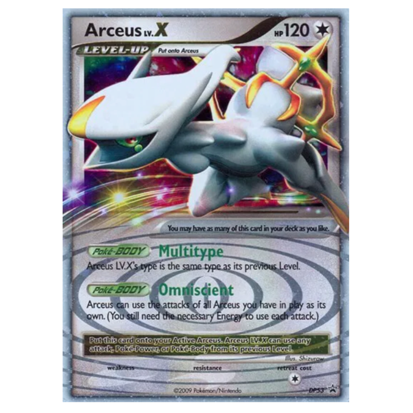 Pokemon TCG Arceus Lv.X Diamond & Pearl Promo DP53