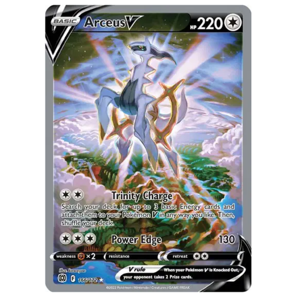 Pokemon TCG Arceus V Brilliant Stars 166/172
