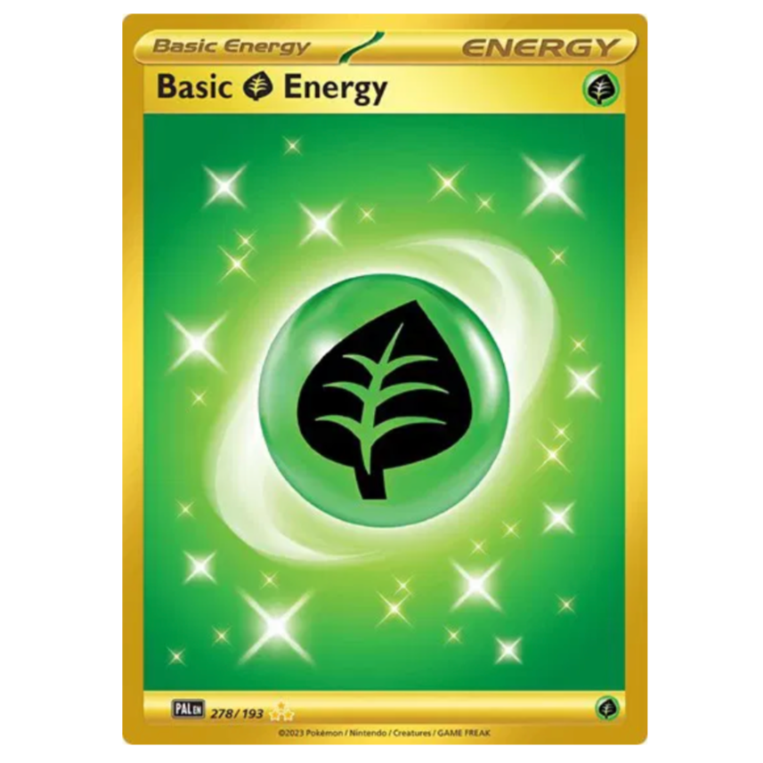 Pokemon TCG Basic Grass Energy Paldea Evolved 278/193