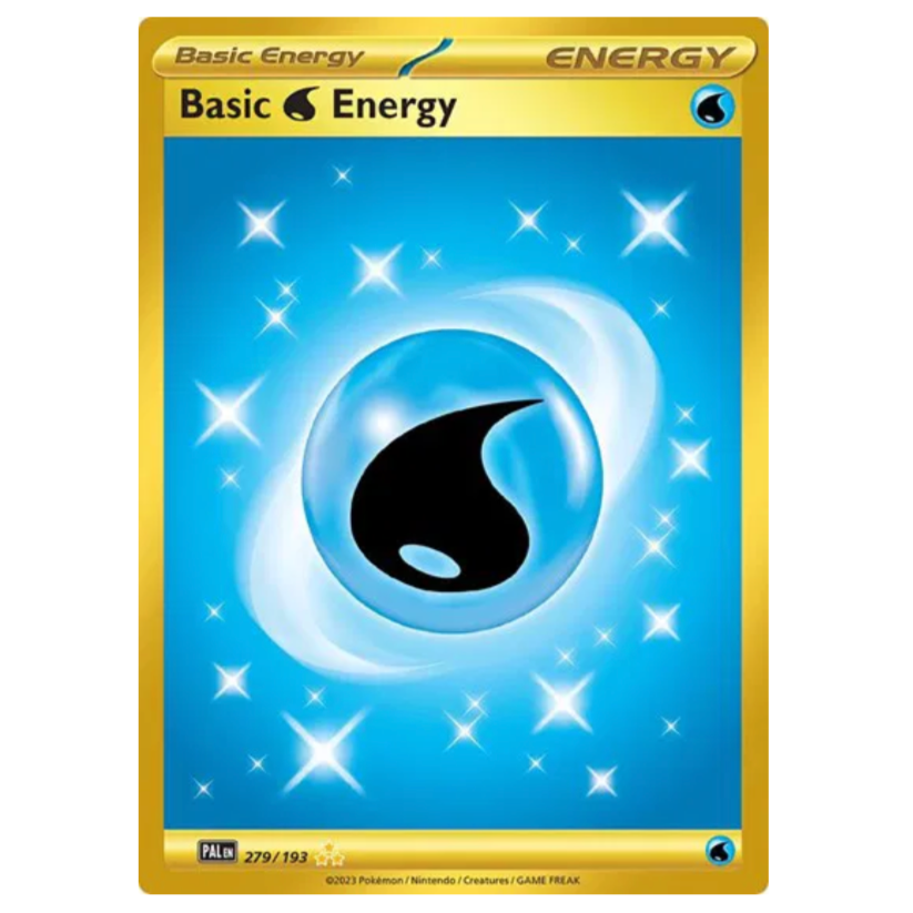 Pokemon TCG Basic Water Energy Paldea Evolved 279/193