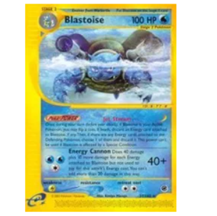 Pokemon TCG Blastoise Expedition 37/165