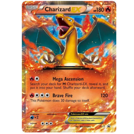 Pokemon TCG Charizard EX XY Promo XY17