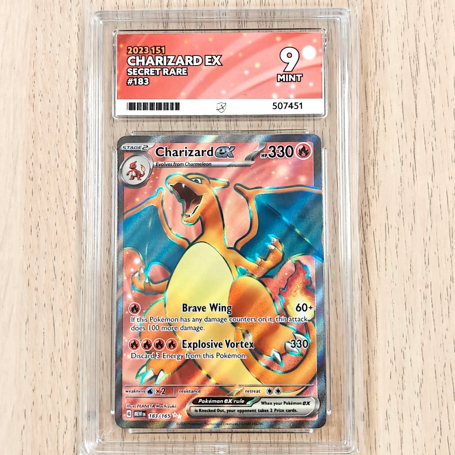 Pokemon TCG Charizard ex 151 183/165 (ACE 9)