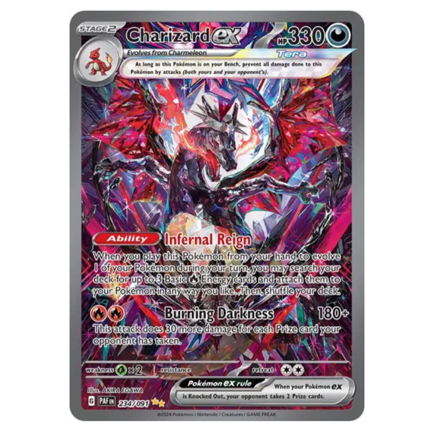 Pokemon TCG Charizard ex Paldean Fates 234/091