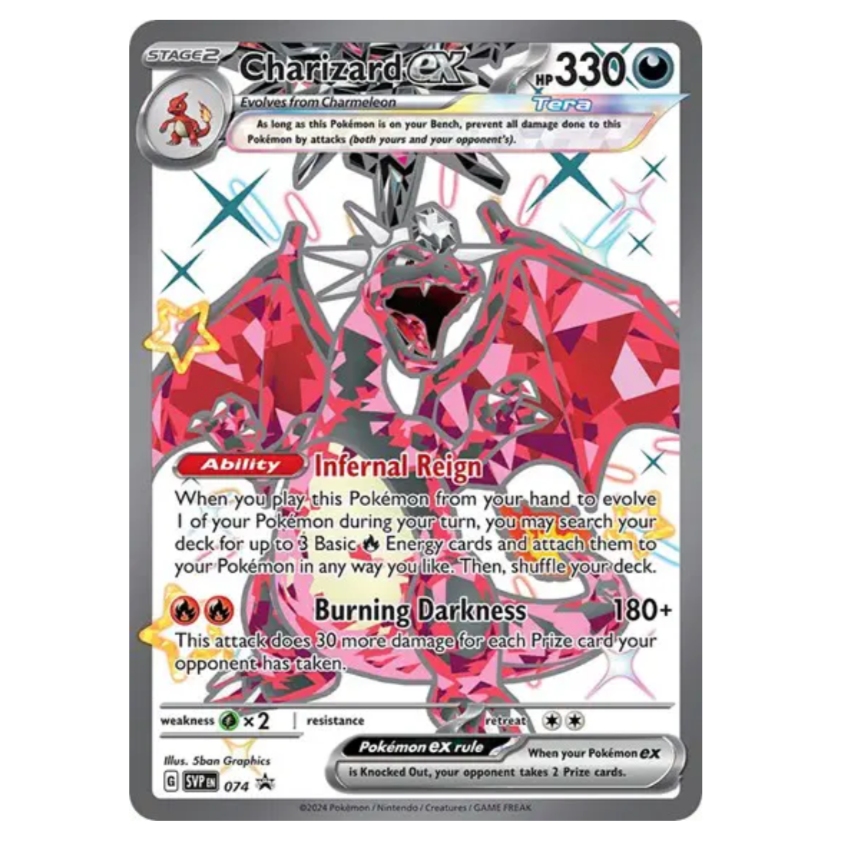 Pokemon TCG Charizard ex Promo 074
