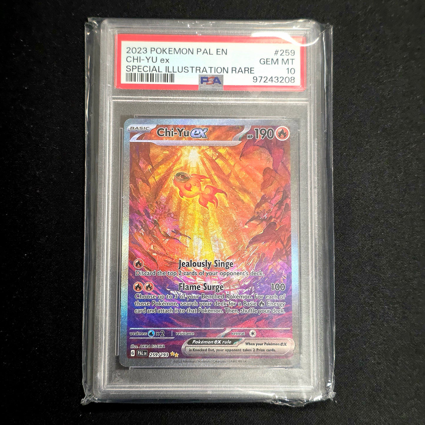Pokemon TCG Chi-Yu EX Paldea Evolved 259/193 (PSA 10)