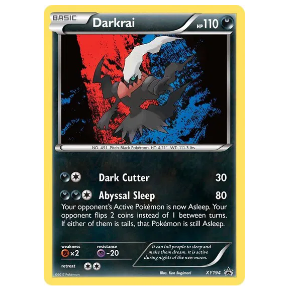 Pokemon TCG Darkrai Promo XY194