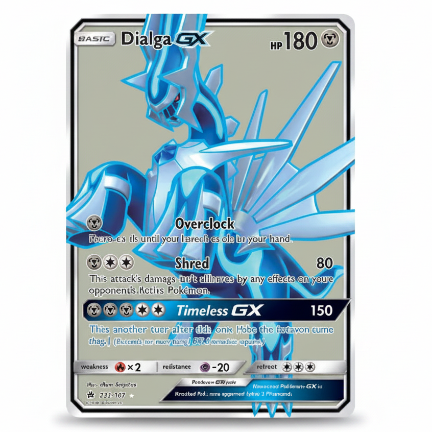 Pokemon TCG Dialga GX Forbidden Light 125/131