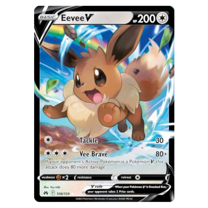 Pokemon TCG Eevee V Crown Zenith 108/159