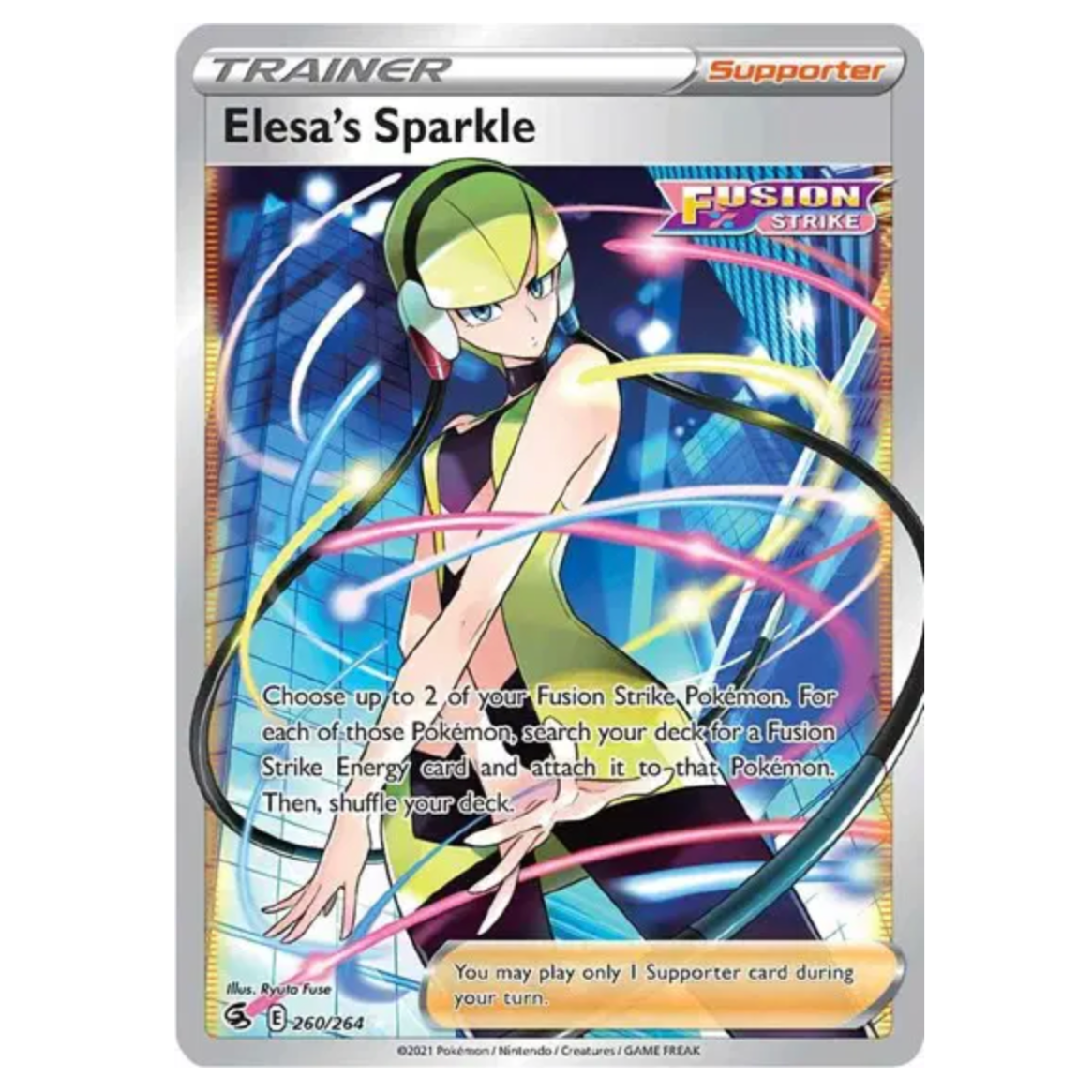 Pokemon TCG Elesa's Sparkle Fusion Strike 260/264