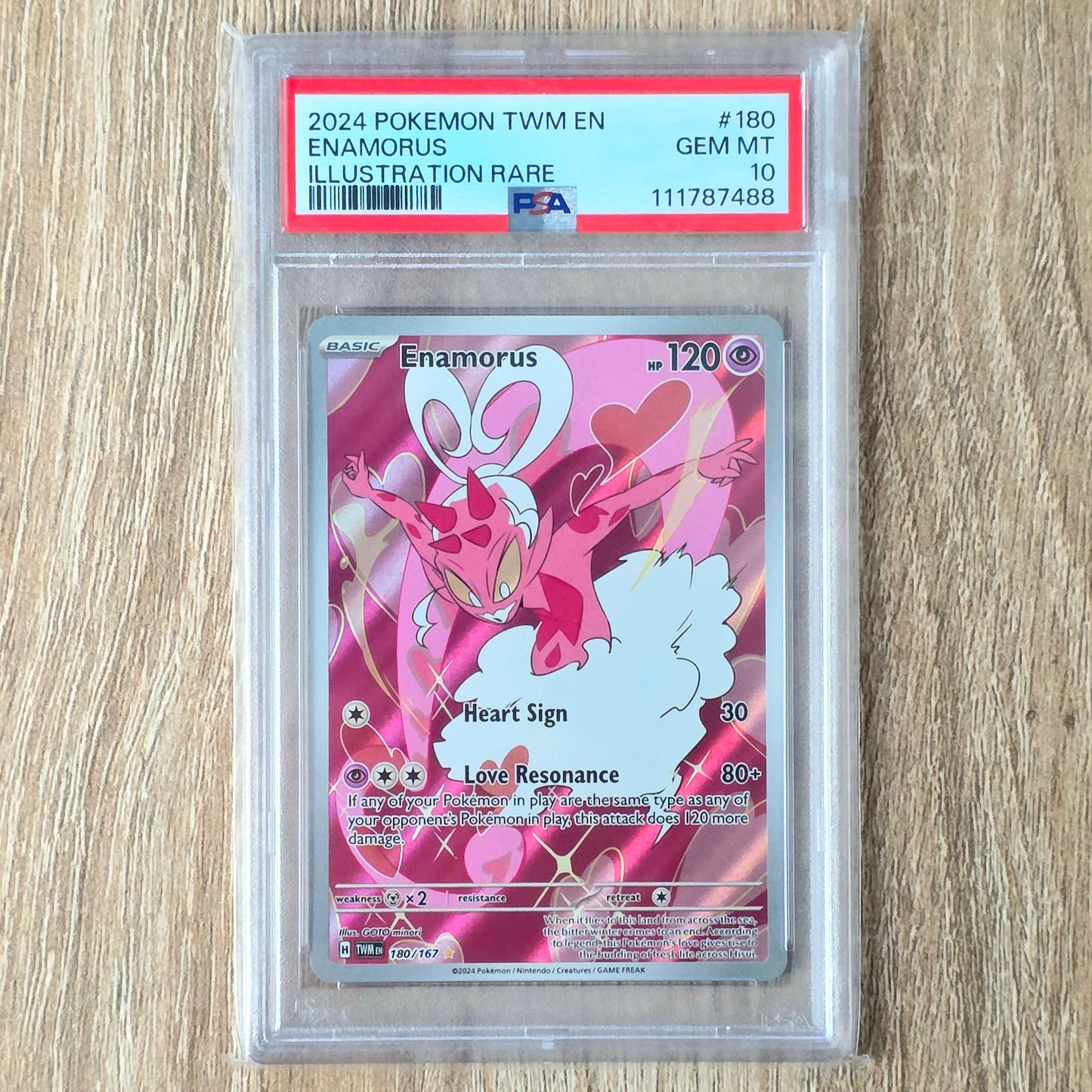 Pokemon TCG Enamorus Twilight Masquerade 180/167 (PSA 10)