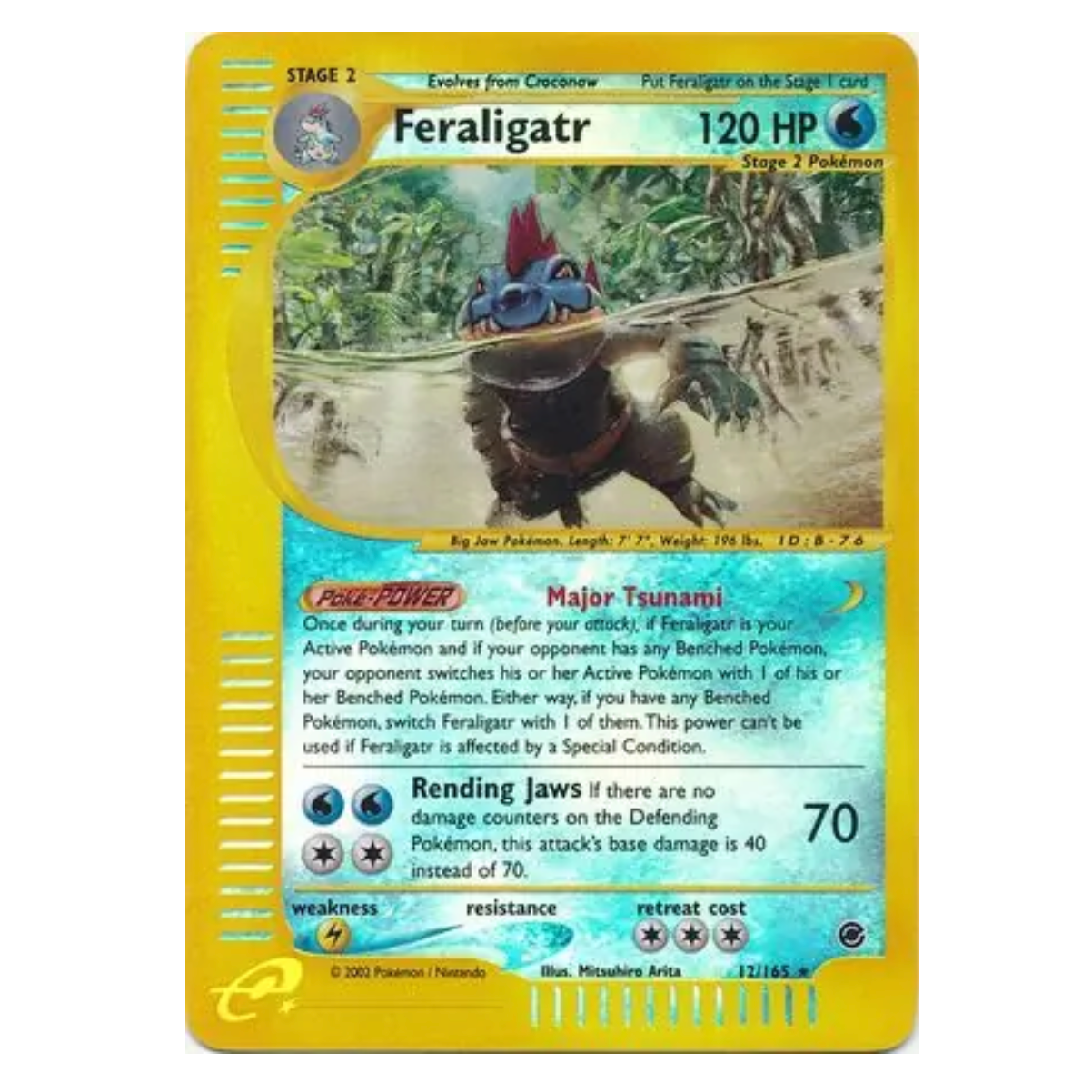 Pokemon TCG Feraligatr *Reverse Holo* Expedition 12/165