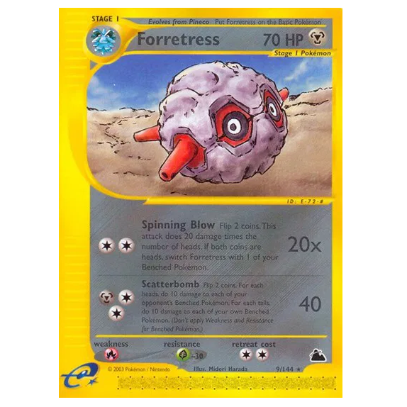 Pokemon TCG Forrestress Skyridge 9/144