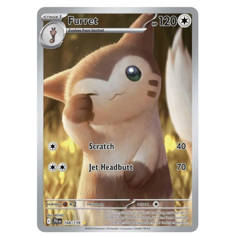 Pokemon TCG Furret Journey Together 168/159