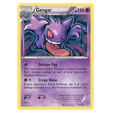 Pokemon TCG Gengar *Holo* Generations 35/83