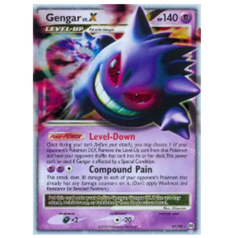 Pokemon TCG Gengar Lv.X Platinum Arceus 97/99