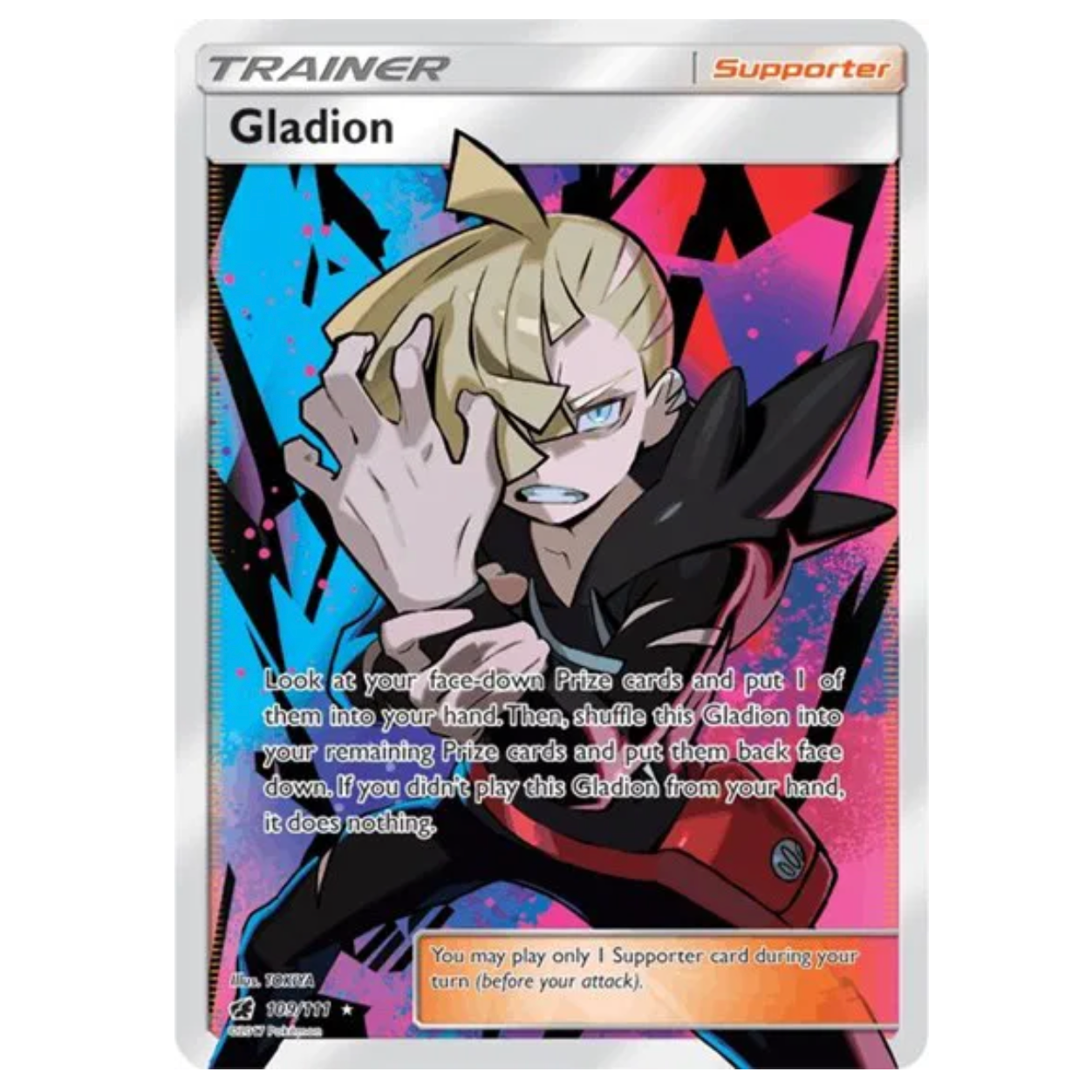 Pokemon TCG Gladion Crimson Invasion 109/111
