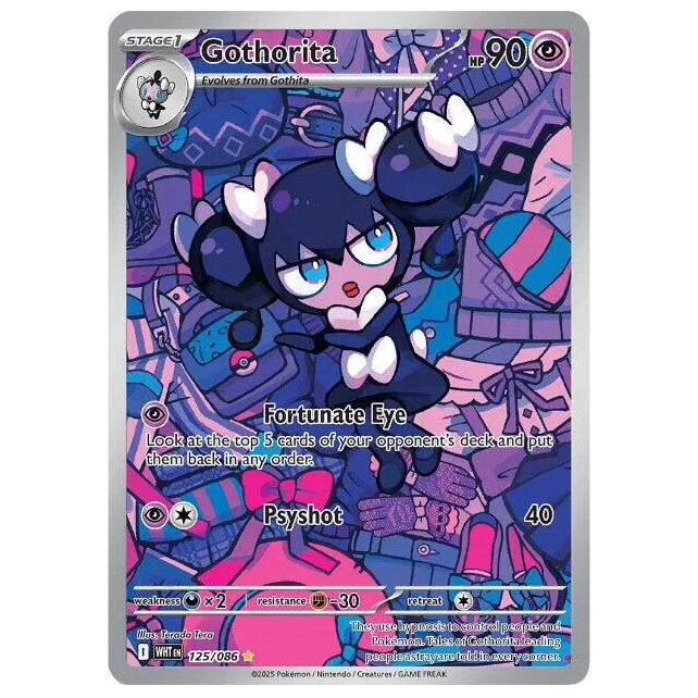 Pokemon TCG Gothorita White Flare 125/086