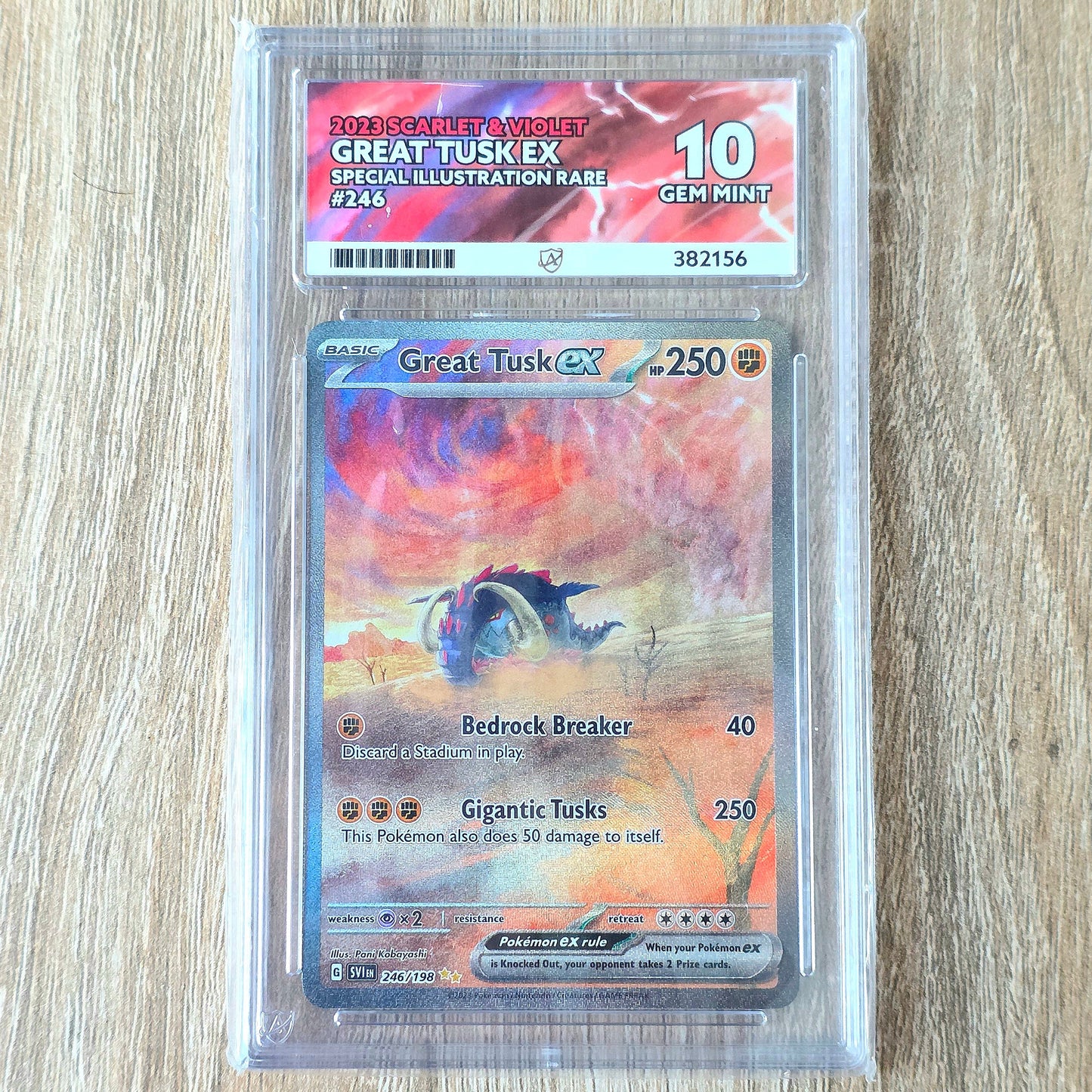 Pokemon TCG Great Tusk ex Scarlet & Violet 246/198 (Ace 10)