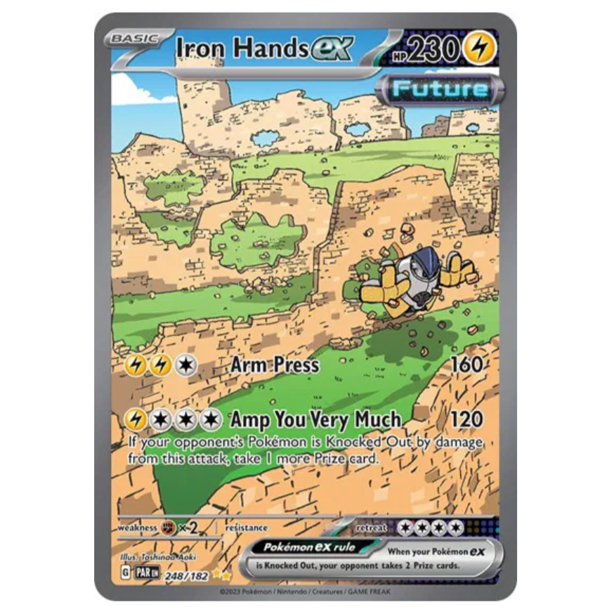 Pokemon TCG Iron Hands ex Paradox Rift 248/182