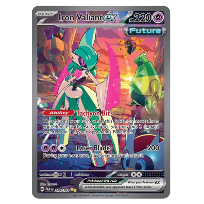 Pokemon TCG Iron Valiant ex Paradox Rift 249/182