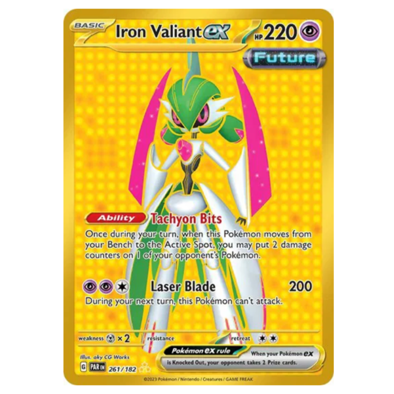 Pokemon TCG Iron Valiant ex Paradox Rift 261/182