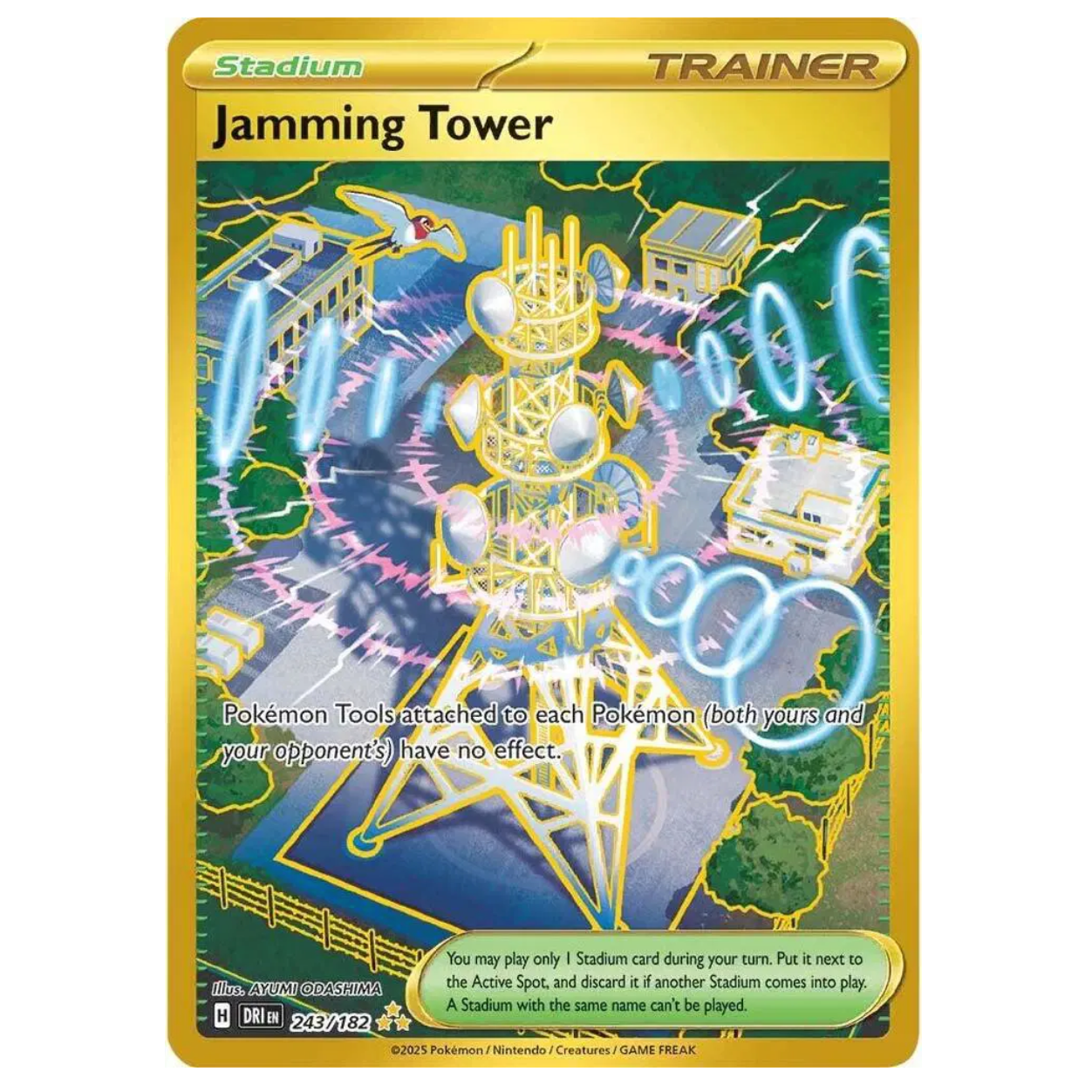 Pokemon TCG Jamming Tower Destined Rivals 243/182