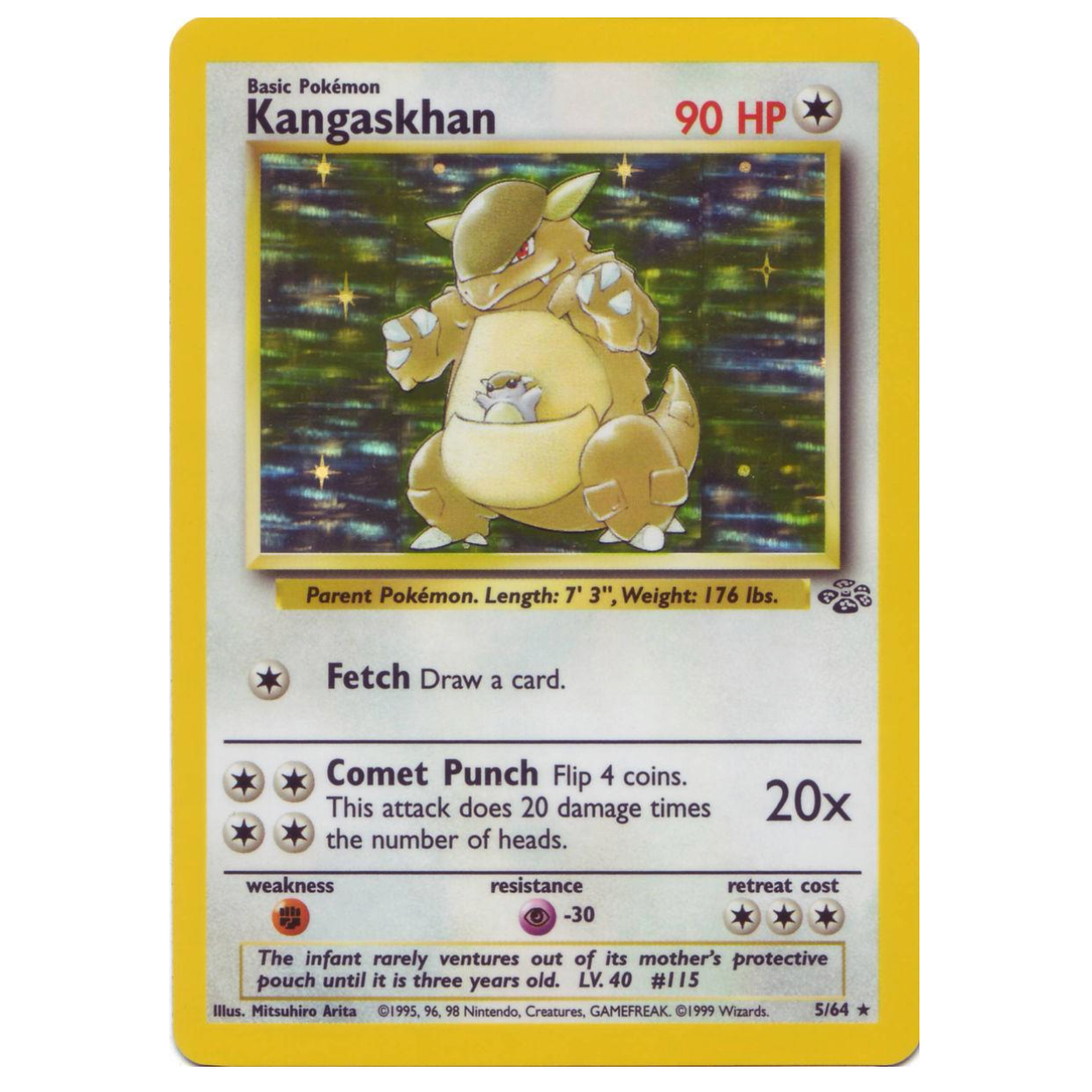 Pokemon TCG Kangaskhan Jungle 5/64