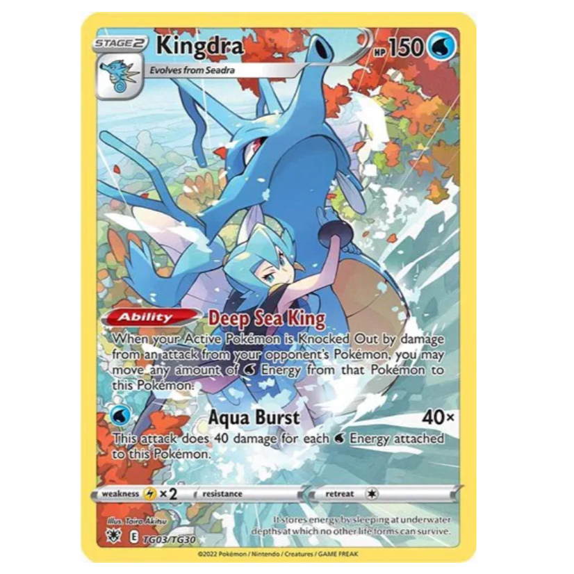 Pokemon TCG Kingdra Astral Radiance TG03/TG30