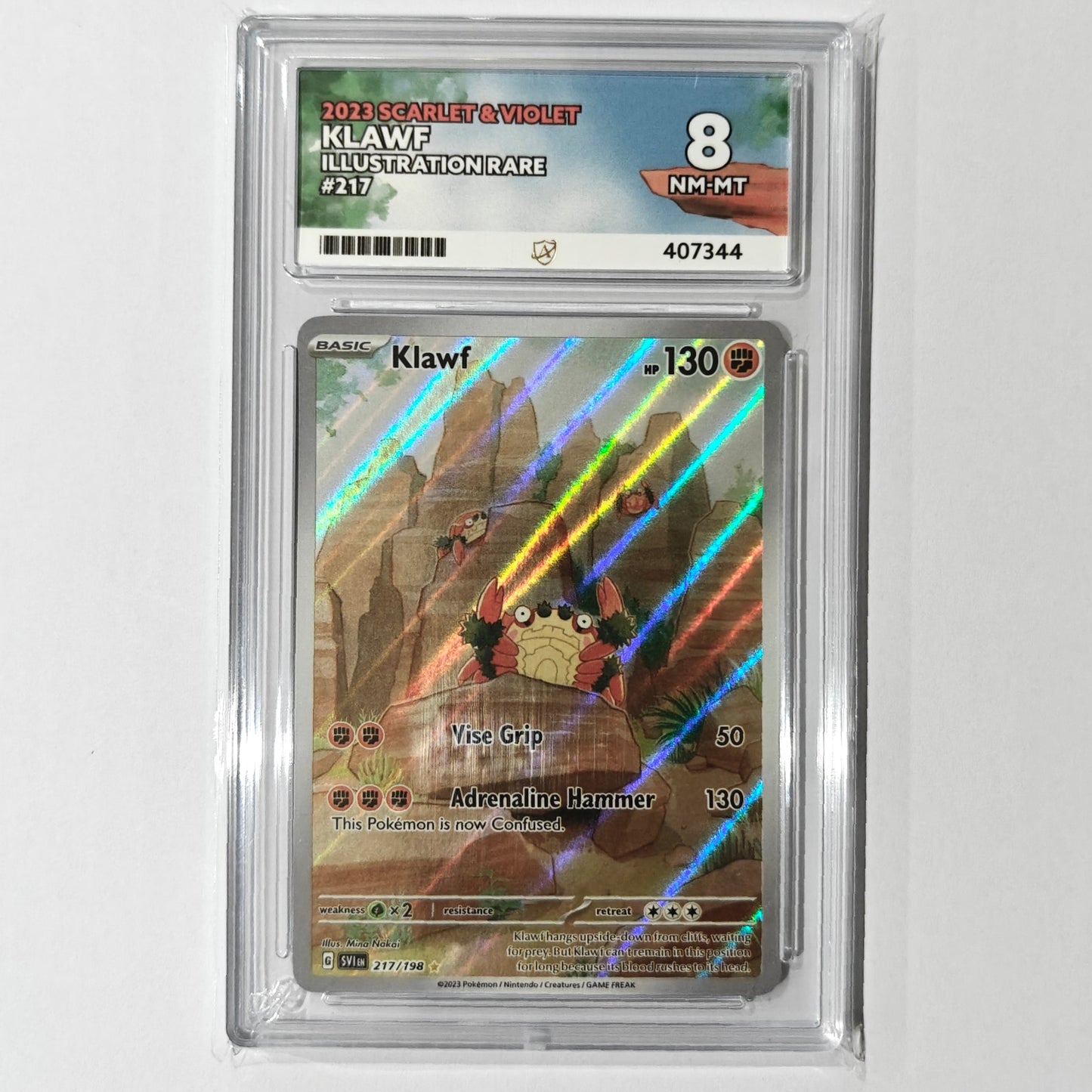 Pokemon TCG Klawf Base Set 217/198 ACE 8