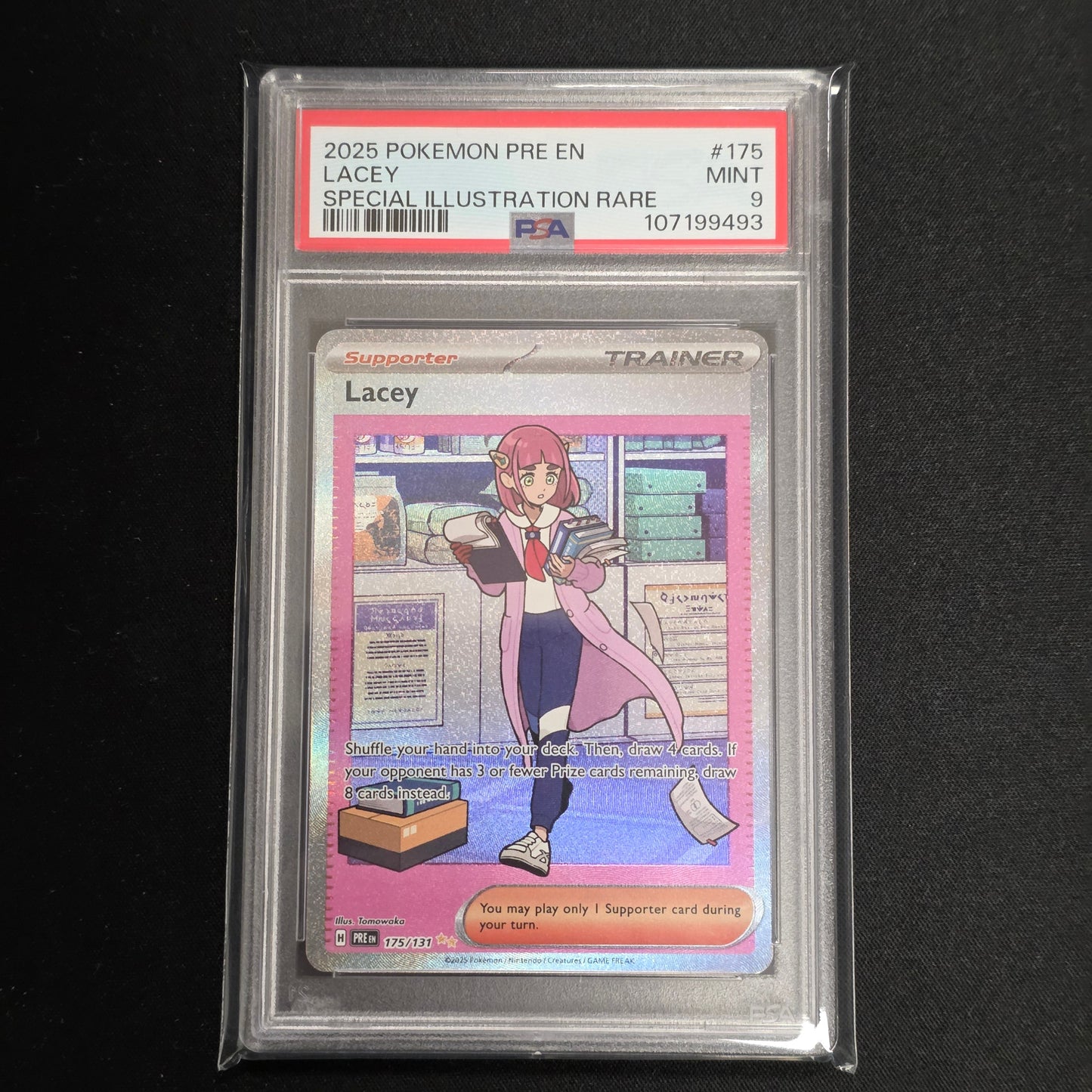 Pokemon TCG Lacey Prismatic Evolutions 175/131 (PSA 9)