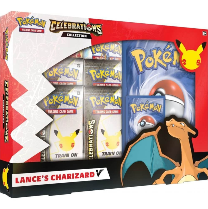 Pokemon TCG Lance’s Charizard V Collection Box Celebrations